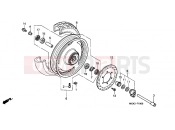 HONDA VT1100C25 Shadow 2005 F-10 FRONT WHEEL