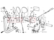 HONDA VT1100C2W Shadow 1998 F-3-1 SWITCH / CABLE (VT1100CV / CW / C2)