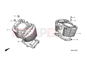 HONDA VT1100C2X Shadow 1999 E-5 CYLINDER