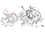 HONDA VT1100C2X Shadow 1999 E-6 RIGHT CRANKSHAFT COVER