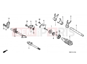 HONDA VT1100C2X Shadow 1999 E-17 TRANSMISSION DRUM