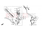 HONDA VT1100C2X Shadow 1999 F-4 FRONT MASTER CYLINDER