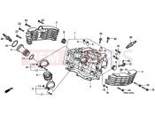 HONDA VT1100C31 Shadow 2001 E-2-1 CYLINDER HEAD (REAR)