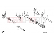HONDA VT1100C31 Shadow 2001 E-17 TRANSMISSION DRUM