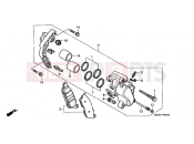 HONDA VT1100C32 Shadow 2002 F-9 FRONT BRAKE CALIPER