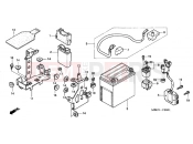 HONDA VT1100C32 Shadow 2002 F-28-1 BATTERY (2)