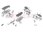 HONDA VT1100C3X Shadow 1999 F-21 FOOTREST