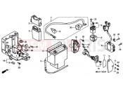 HONDA VT1100C3X Shadow 1999 F-28 BATTERY (1)