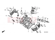 HONDA VT1100C3Y Shadow 2000 E-2 CYLINDER HEAD (FRONT)
