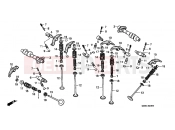 HONDA VT1100C3Y Shadow 2000 E-3 CAMSHAFT / VALVE