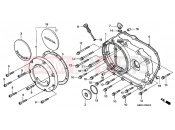 HONDA VT1100C3Y Shadow 2000 E-6 RIGHT CRANKSHAFT COVER
