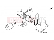 HONDA VT1100C3Y Shadow 2000 E-13 OIL FILTER / OIL PUMP