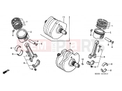 HONDA VT1100C3Y Shadow 2000 E-15 CRANKSHAFT / PISTON