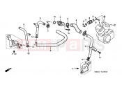 HONDA VT1100C3Y Shadow 2000 E-18 WATER PIPE