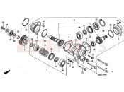 HONDA VT1100C3Y Shadow 2000 E-19 PTO SHAFT