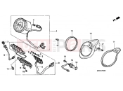 HONDA VT1100C3Y Shadow 2000 F-2 METER