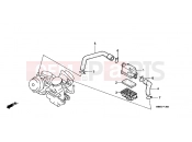 HONDA VT1100C3Y Shadow 2000 F-18-1 ADDITIONAL AIR FILTER
