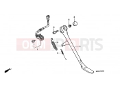 HONDA VT1100C3Y Shadow 2000 F-22 SUPPORT