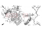HONDA VT1100CH Shadow 1987 E-2 CYLINDER HEAD (FRONT)
