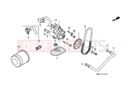 HONDA VT1100CH Shadow 1987 E-13 OIL FILTER / OIL PUMP