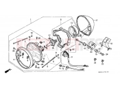 HONDA VT1100CH Shadow 1987 F-1 HEADLIGHT