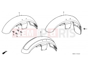 HONDA VT1100CH Shadow 1987 F-8 FRONT FENDER