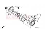 HONDA VT1100CN Shadow 1992 E-11 GENERATOR