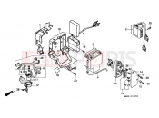 HONDA VT1100CN Shadow 1992 F-18 BATTERY / CONTROLLER