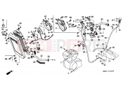 HONDA VT1100CN Shadow 1992 F-29 RADIATOR