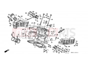 HONDA VT1100CP Shadow 1993 E-2-1 CYLINDER HEAD (REAR)