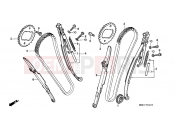 HONDA VT1100CP Shadow 1993 E-4 TIMING CHAIN ​​/ TENSIONER