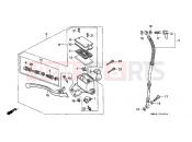 HONDA VT1100CP Shadow 1993 F-4 FRONT MASTER CYLINDER