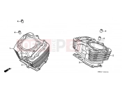 HONDA VT1100CR Shadow 1994 E-5 CYLINDER