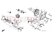 HONDA VT1100CR Shadow 1994 E-9 WATER PUMP