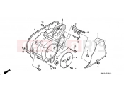 HONDA VT1100CR Shadow 1994 E-10 LEFT CRANKSHAFT COVER