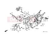 HONDA VT1100CR Shadow 1994 F-30 FRAME HOUSING