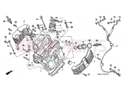 HONDA VT1100CS Shadow 1995 E-2 CYLINDER HEAD (FRONT) (VT1100CS / CT)
