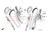 HONDA VT1100CS Shadow 1995 E-4 TIMING CHAIN ​​/ TENSIONER