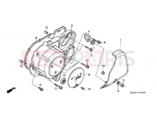 HONDA VT1100CS Shadow 1995 E-10 LEFT CRANKSHAFT COVER (VT1100CS / CT)