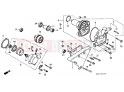 HONDA VT1100CS Shadow 1995 E-11 WATER PUMP (VT1100CS / CT)
