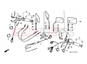 HONDA VT1100CS Shadow 1995 F-3 SWITCH / CABLE (VT1100CS / CT)