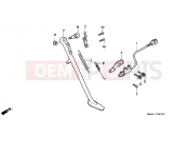 HONDA VT1100CS Shadow 1995 F-24 SUPPORT (VT1100CS / CT)
