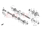 HONDA VT1100CT Shadow 1996 E-16 TRANSMISSION (VT1100CS / CT-CM / SW)