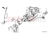HONDA VT1100CT Shadow 1996 F-2 METER (VT1100CS / CT)