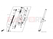 HONDA VT1100CV Shadow 1997 F-9 FRONT FORK (VT1100C)