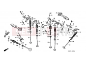 HONDA VT1100D2X Shadow 1999 E-3 CAMSHAFT / VALVE