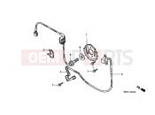 HONDA VT1100D2X Shadow 1999 E-8 IGNITION DISTRIBUTOR GENERATOR