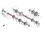HONDA VT1100D2X Shadow 1999 E-16 TRANSMISSION