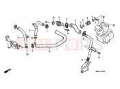 HONDA VT1100D2X Shadow 1999 E-18 WATER PIPE