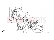 HONDA VT1100D2X Shadow 1999 F-9 FRONT BRAKE CALIPER